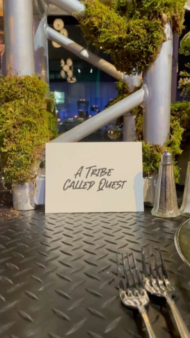 You know it’s going to be a good party when all the Tables are named after Rap Artist. 🎤 😎
Planner: @lorenpaulen 
Entertainment: @totalentertainmentnyc